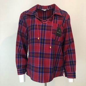 Vintage plaid tunic